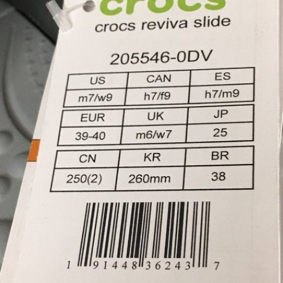 NWT CROCS Reviva Slide Sandal - Picture 6 of 10